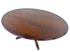 Vintage Mahogany Oval Coffee