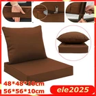 Outdoor Chair Cushions Waterproof Resistant Patio Furniture Removable Covers Set