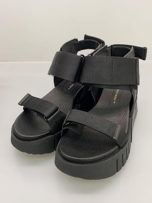 UNITED NUDE SANDALS DELTA RUN SPORTS 36 Black LEATHER Used
