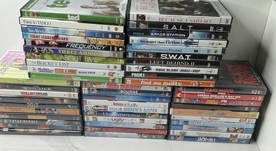 45 Lot DVDs Movies Assorted Gently Used Wholesale Bulk Video Dvd s ITEM 1032