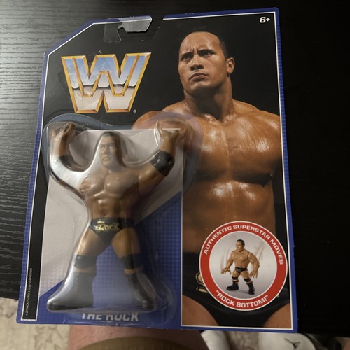 Mattel 2016 WWE Retro Series WWF The Rock 4.5