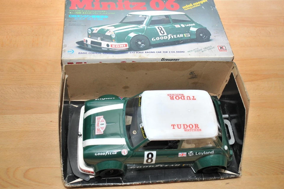 Graupner/Kyosho Minitz 06 #4955, Mini-Cooper, aus dem Jahr 1978 *** Rarität *** - Bild 3 von 4