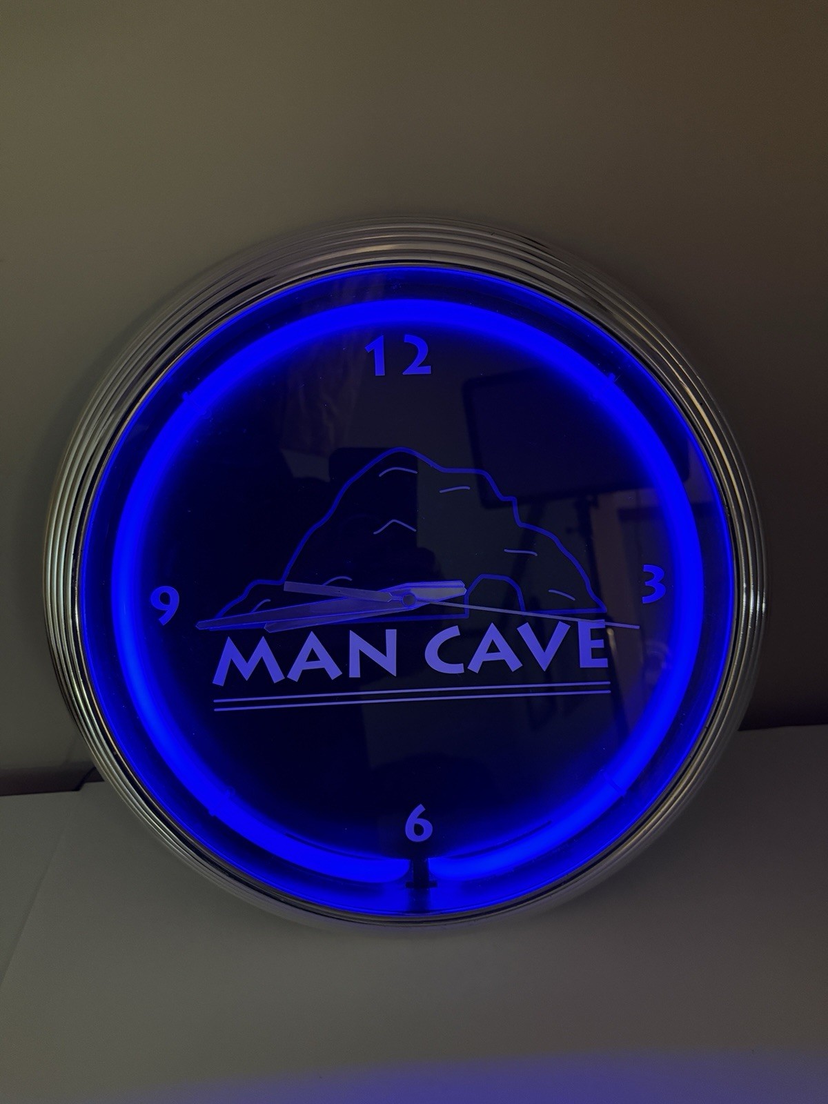 Mancave  Neon Clock For Your-Game Room/Bar /Man cave / Garag