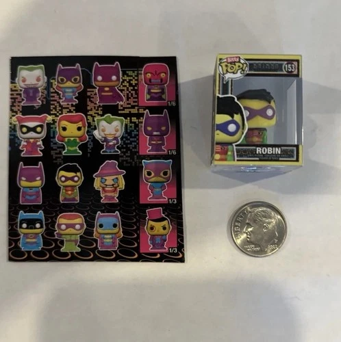 Funko Bitty Pop Batman GITD Series In Excellent Condition Robin #153