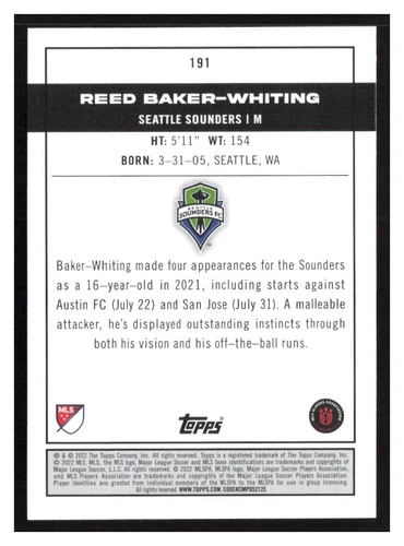 2022 Topps MLS #1-200 Base cards Pick Your Card(s) Complete Your Set - Picture 333 of 347