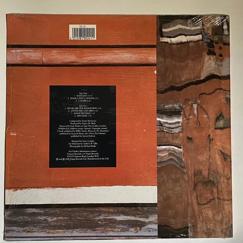 ENNIO MORRICONE - Chamber Music UK Vinyl LP NEW & SEALED - Image 2 of 2