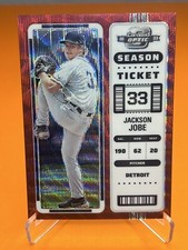 2023 Chronicles Contenders Optic Season Ticket Red Wave Prizm /199 Jackson Jobe