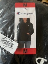 NEW Women  s Champion Black Pull Over knit Hoodie