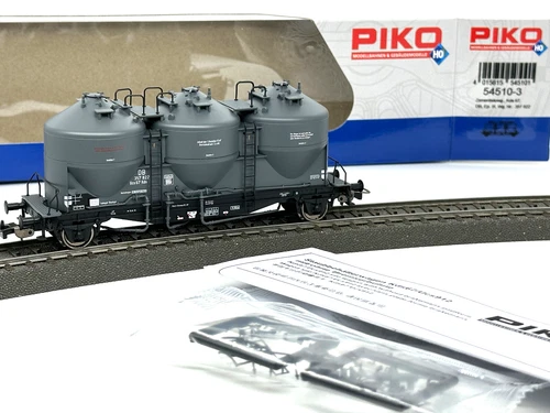 PIKO 54510-3 Zementsilowagen DB III H0 OVP HF 483