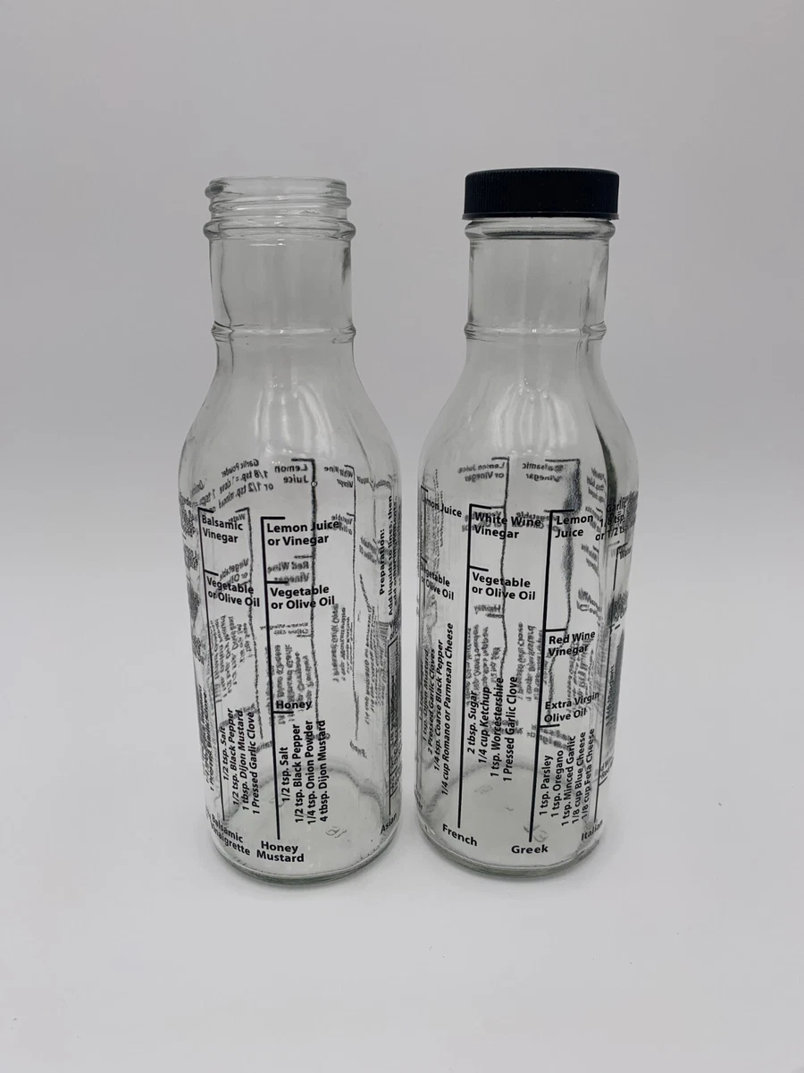 Salad Dressing Bottle With Recipes