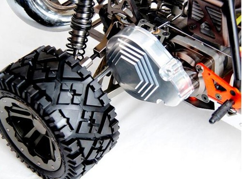 Alloy CNC Metal Gear Cover for HPI baja 5b KM ROVAN 1/5 rc car gas - Picture 5 of 16