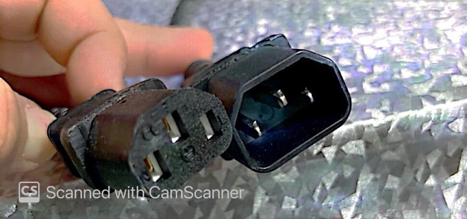 Power Cable UK Main 10ft/3Mtr Multi Purpose Kettles ,PCs TVs Dvd Spk Extension. - Image 2 of 4