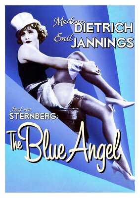 Marlene Dietrich - The Blue Angel - (A4 Size - 210 x 297mm - 8.25'' x 11.75'').