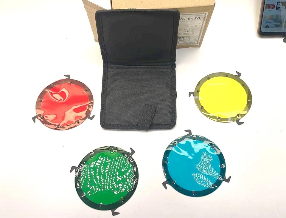 RPS Studio Color Filter Kit Red/Yellow/Green/Blue for RS-5410 CooLED 20 Light - Image 3 of 4