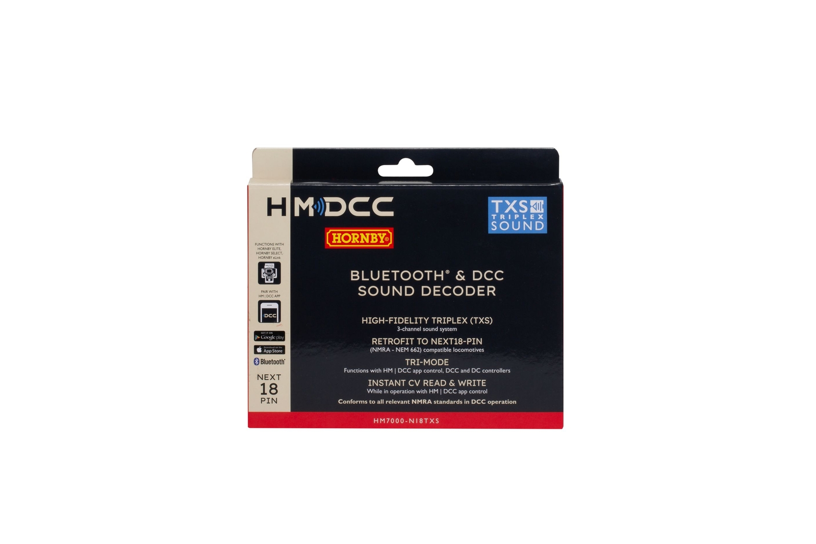 Hornby R7345 HM7000-N18TXS Bluetooth & Next 18 DCC Sound Decoder