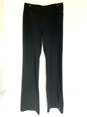 TEK GEAR SHAPEWEAR WOMEN'S SIZE SMALL BLACK BOOT CUT YOGA PANTS MIDRISE 3.5