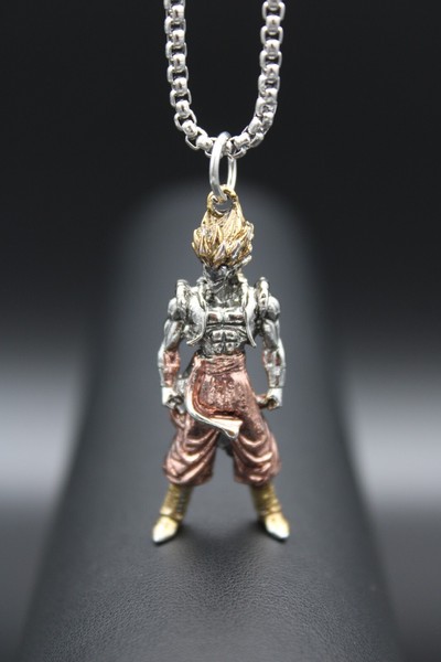 Collar Dragon Ball Son Goku cadena para hombre cadena para hombre Super Saiyajin regalo