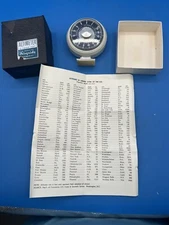 VINTAGE IINSTRUMENT AIRGUIDE ALTIMETER 608C 0-15000 FEET IN ORIGINAL BOX