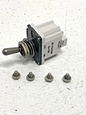 Lot of 10 Safran 8501K9 Toggle Switch On-Off DPST Non-Illuminated 8501 K9 20A 