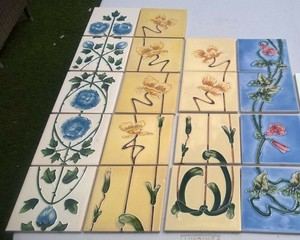 Sale Is For 1 Tile Only Tubeline Reproduction Fireplace Tiles X 18