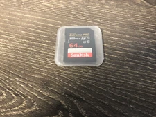SanDisk 64GB Extreme Pro Memory Card