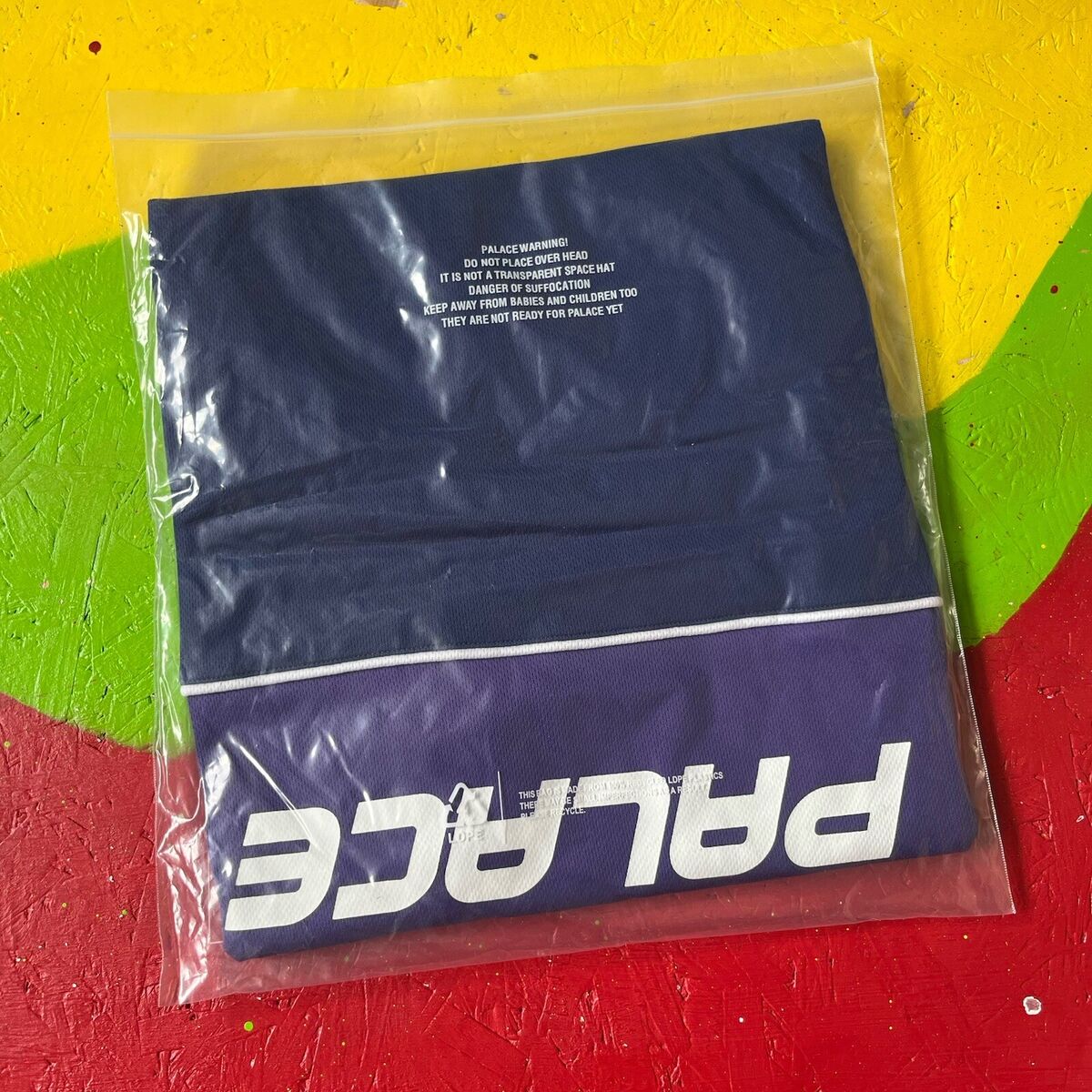 PALACE PALAMAT JERSEY NAVY / PURPLE SIZE L 💜TRUSTED SELLER PALACE PALAMAT JERSEY NAVY / PURPLE SIZE L 💜TRUSTED SELLER