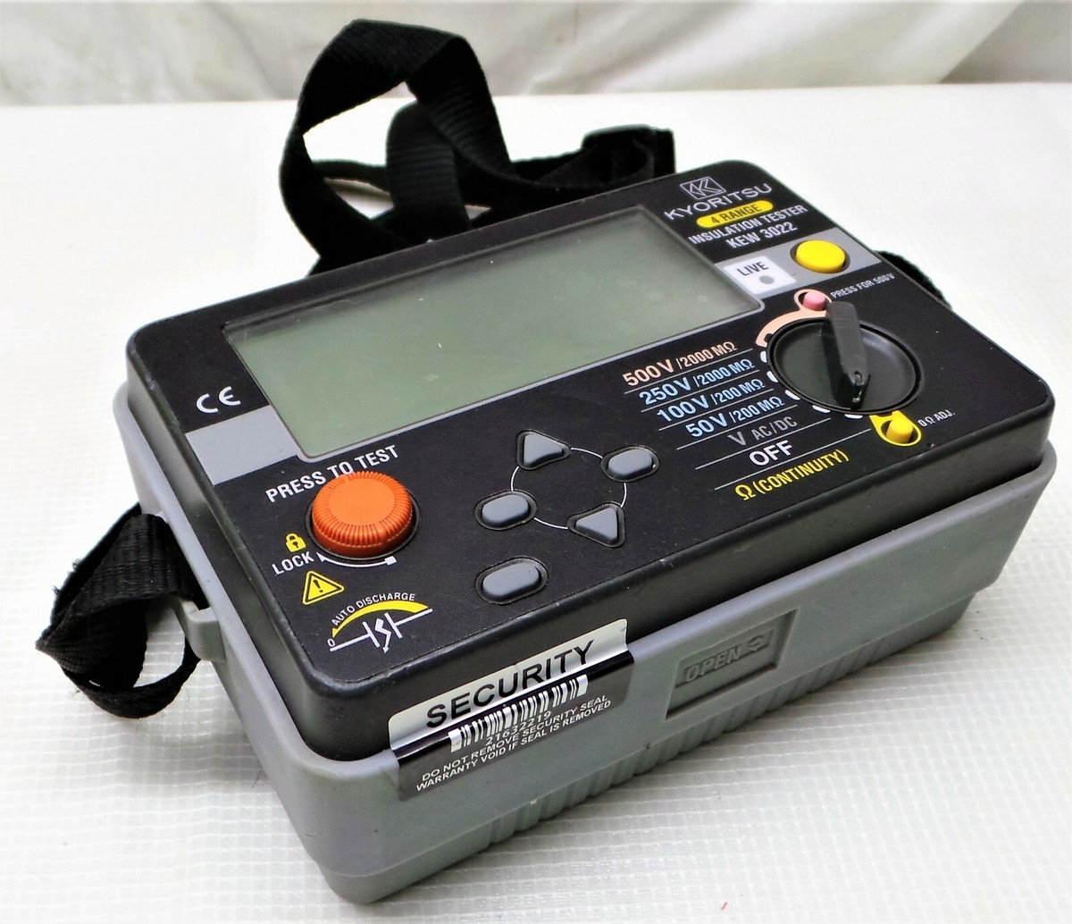 Kyoritsu AI502-25Mドラム式8CHマルチケーブル(約25m） KYORITSU KEW 3022 - 4 Range Insulation Continuity Tester. | eBay