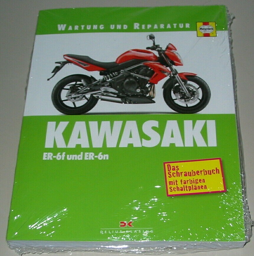Thumbnail - Reparaturanleitung Kawasaki Er-6f Und Er-6n Wartung Reparatur Buch Neu