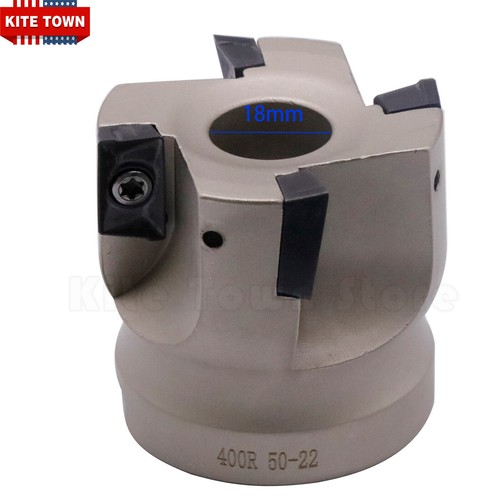 R8 FMB22 Arbor 400R 50MM Face End Mill Shell Cutter 10Pc APMT1604