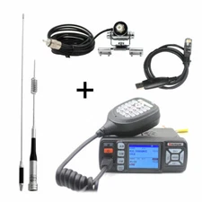 Baojie BJ-318 Walkie Talkie Mini Dual Band VHF UHF Mobile Radio 20/25W Car Radio