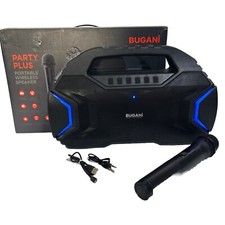 Bugani Party Plus BS21004 Black Portable Wireless Speaker With Microphone Led