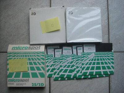 5,25'' Disketten 2S/2D 26 Stück Microspot NEU teils in Folie (C64, C128, AMIGA)