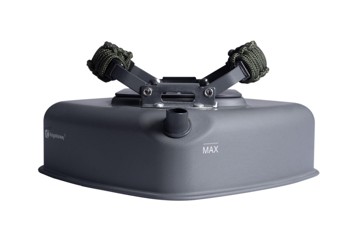 RidgeMonkey Square Kettle Small Paracord Edition Camping Hiking Fish