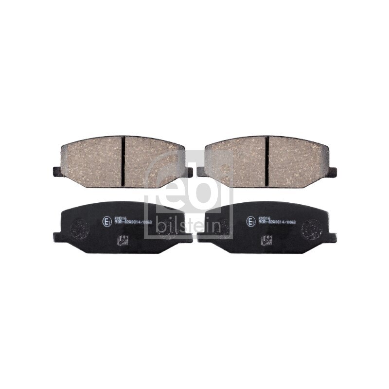 FEBI BILSTEIN Bremsbeläge Vorne - Qualitäts-Bremsklötze Für Sichere Bremsleistung