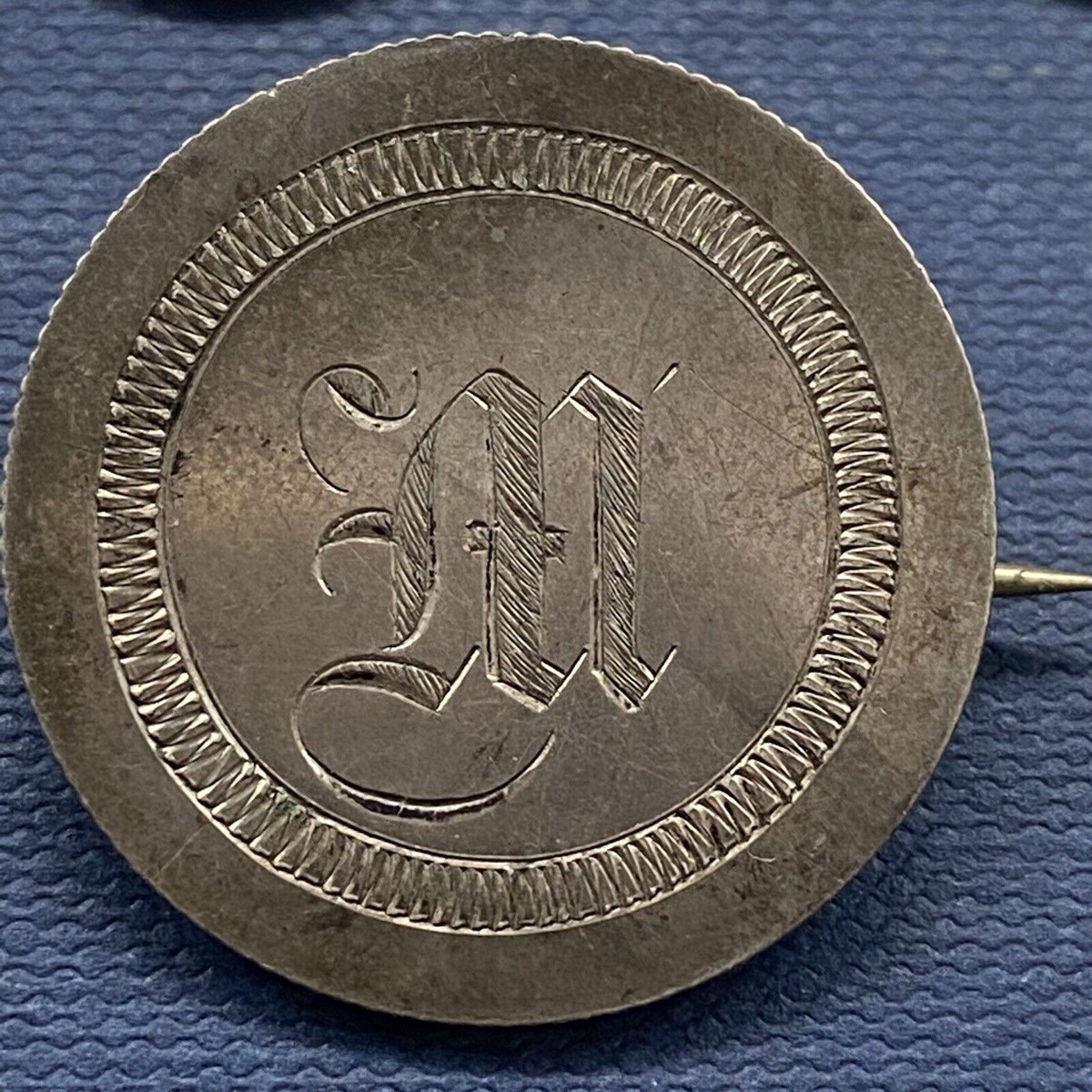Love Token “M“ on 1857 Seated Liberty Quarter Pin #54159 | eBay