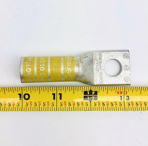 BURNDY YA29 YELLOW 250KCMIL HYLOG ONE-HOLE 1/2 COMPRESSION CONNECTOR - Picture 5 of 7