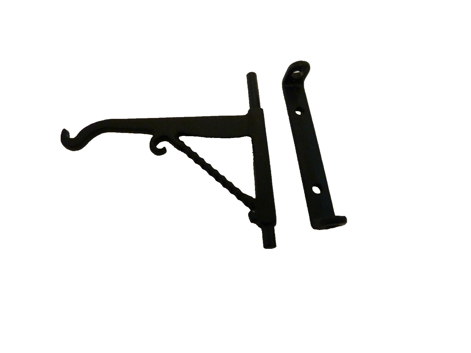 Dolls House Black Metal Hanging Bracket Garden Hardware Miniature 1:12th Scale
