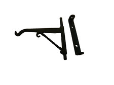 Dolls House Black Metal Hanging Bracket Hardware Miniature 1:12th Scale