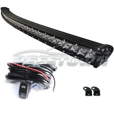 Silm 37 Inch Curved LED Light Bar Spot Offroad Boat Car 4WD SUV Driving ATV 38"