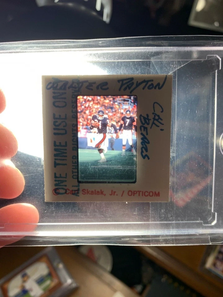 Walter Payton Chicago Bears collectable original negative slide SUPER RARE 1/1 ? - Image 4 of 4