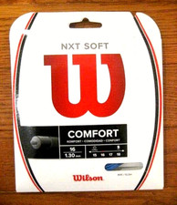 Wilson NXT Soft Tennis String - 16 Gauge - Blue