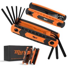 17pc Folding Allen Wrenches Sets Includes Metric And Sae Hex Key Sets