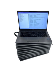 Lot of 10 Dell Latitude Laptop Notebook 7400 i5-8365U 8GB RAM 256GB NVMe NO OS