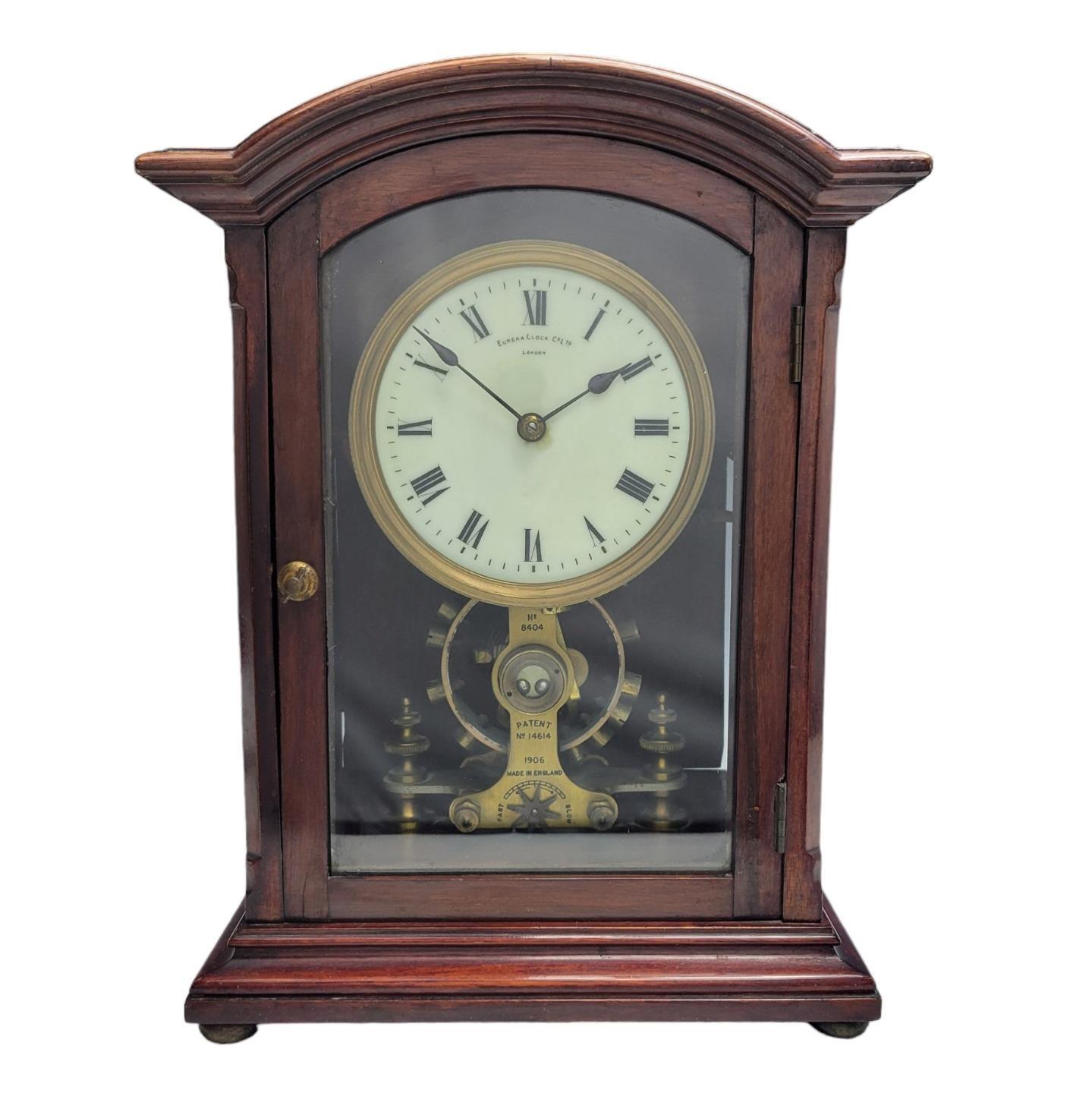 RARE Antique Eureka Clock Company London Electric Mantle Clock eBay