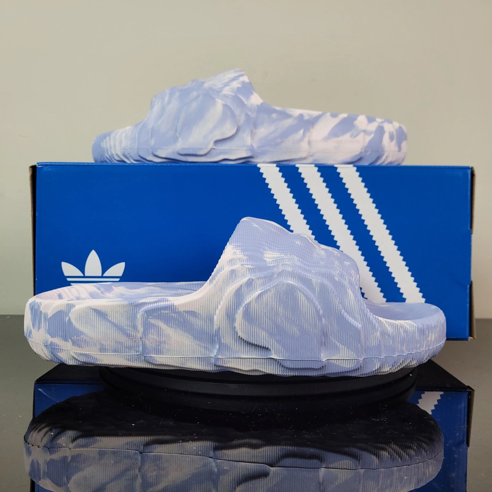 Adidas Adilette 22 W sandali slide scarpe bianche viola IE5646 donna taglia 9