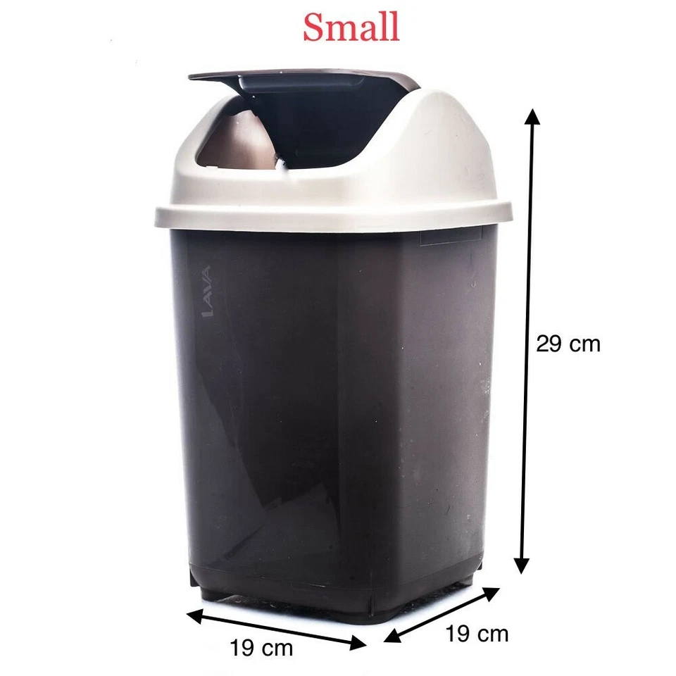 2 Pz Lava Swing Trash Lattina Scarti Interno Cucina Casa Plastica Scarico - Immagine 2 di 4