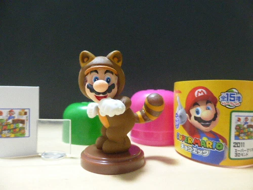 Tanooki Mario *Furuta Choco Egg* Super Mario Bros 35th Anniversary figure NES M