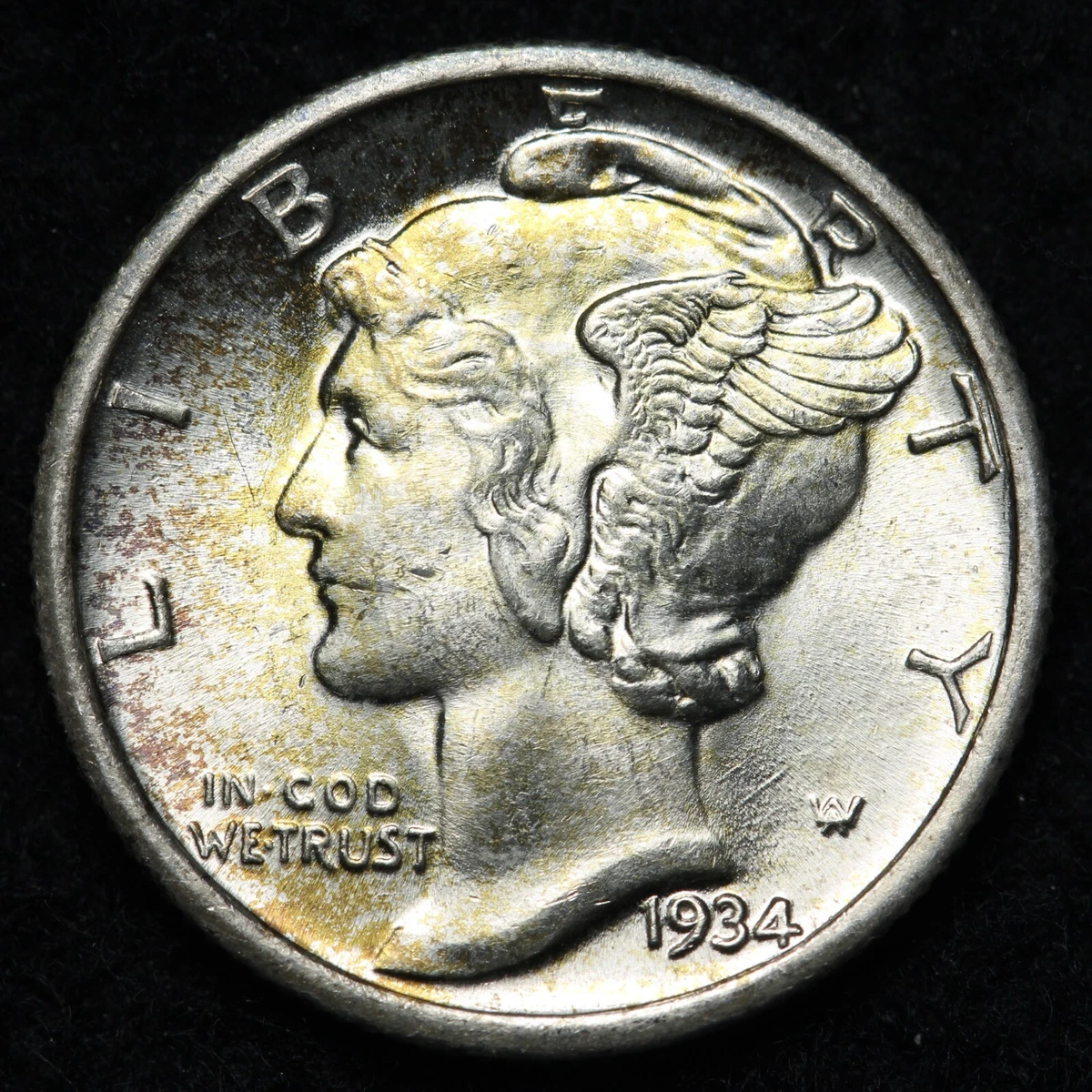 1934 Mercury Dime PCGS MS-64 FB (Item 1953210) | Coin
