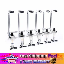 6 Bottle Wall Mount Wine Liquor Dispenser Beer Alcohol Stand Rack Bar Organizer