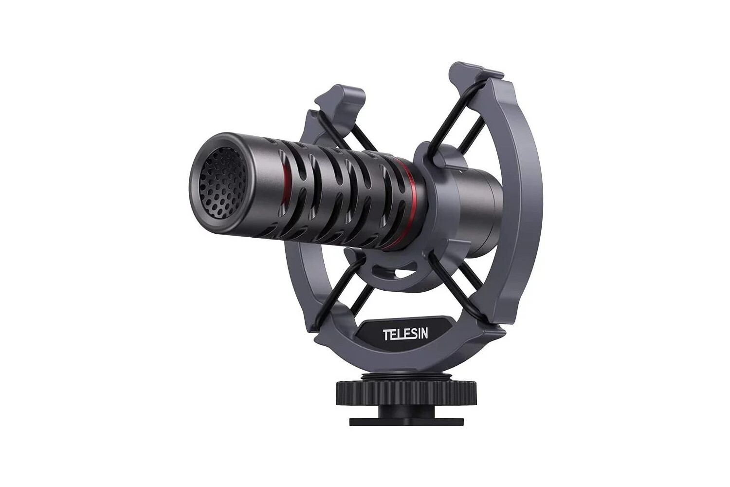 Micro vlogging Ibroz shotgun directionnel noir pour appareil photo et GoPro